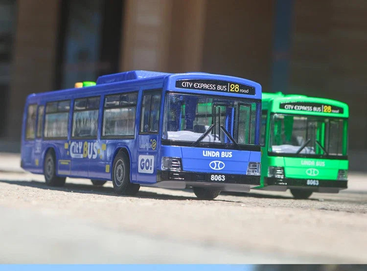 Hohe Qualität Simulation Bus Große Größe Drop-beständig Licht Musik Trägheit Bus Modell Zurückziehen Auto Pädagogisches Spielzeug Geschenke