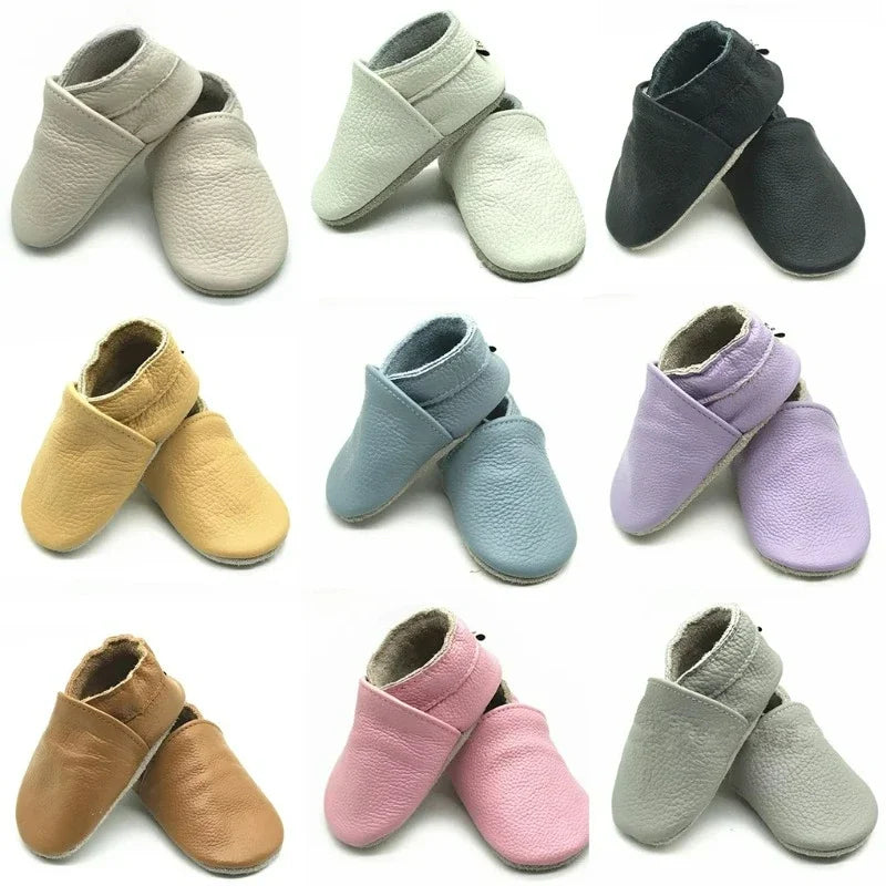 Echtes Leder Babyschuhe 2025, Sommer, Kleinkind, Babyschuhe, Mokassins, Schuhe, erste Wanderer, weiche Sohle, Krippe, Baby-Jungen-Schuhe