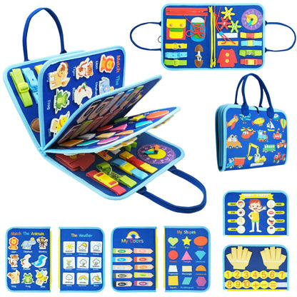 Montessori Busy Board - Motorik & Lernspielzeug für Kleinkinder