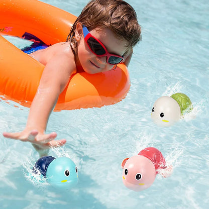 Badespielzeug für Babys - Schwimmende Tiere zum Aufziehen