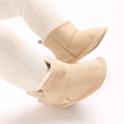 Neue Baby Stiefel Für Winter Wärme 0-18M Neugeborenen Baby Klett Weiche Sohle Anti Slip Vordere Schuhe baby Schuhe Warme Schnee Stiefel