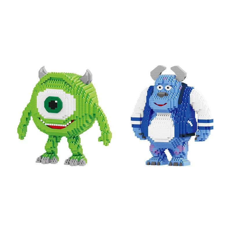 Grünes Monster - Mini-Baustein Bausatz - Figurenset