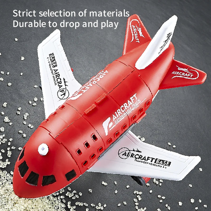 Flugzeug Spielset inkl. Autos, Helikopter & Verkehrszeichen