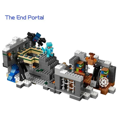 The Cave Village Mine Farm TreeHouse Deep Dark Battle Constructions Bausteinmodell Spielzeug DIY für Kinder Weihnachtsgeschenk