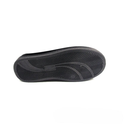 Kids'Casual Shoes Boys Cartoon PU Leather Spring Outdoor Flat Bottom Shoes For Anti-slip Soft Bottom Black Size 28-33