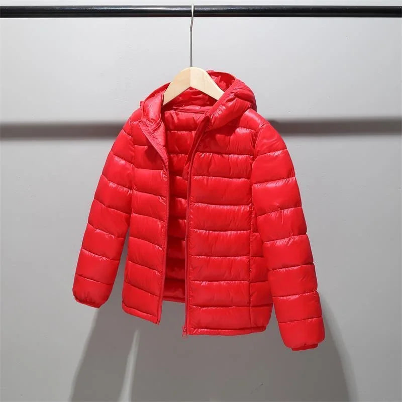 Herbst & Winter Kinder Daunenjacke - Leicht & Warm - 3-10 Jahre