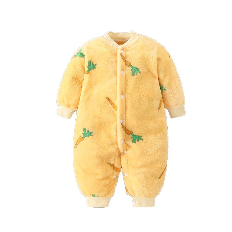 Neugeborenen Baby Frühling Winter Kleidung Säuglings Jacke für Mädchen Overall für Jungen Weiche Flanell Bebe Strampler Baby Kleidung 0-18 monat