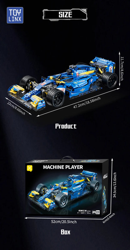 RC Rennwagen Bausatz - Ferngesteuertes Sportauto Model