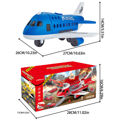 Flugzeug Spielset inkl. Autos, Helikopter & Verkehrszeichen