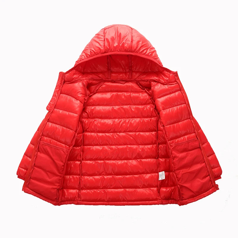 Herbst & Winter Kinder Daunenjacke - Leicht & Warm - 3-10 Jahre