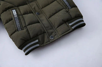 Jungen Winterjacke mit Kapuze & Fellkragen - Warm & Stylisch - 2-6 Jahre