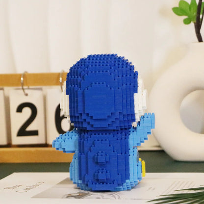 Blauer Pinguin - Mini-Baustein Bausatz