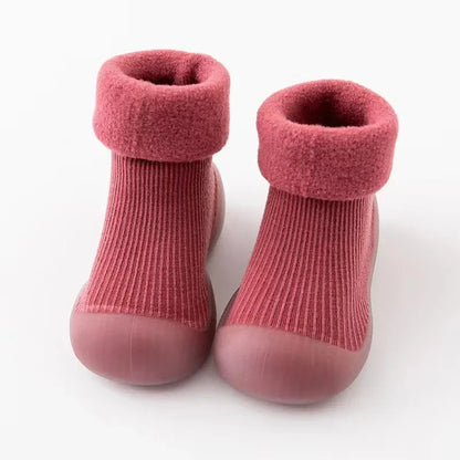 Warme Rutschfeste Babyschühchen - Winter Socken-Schuhe
