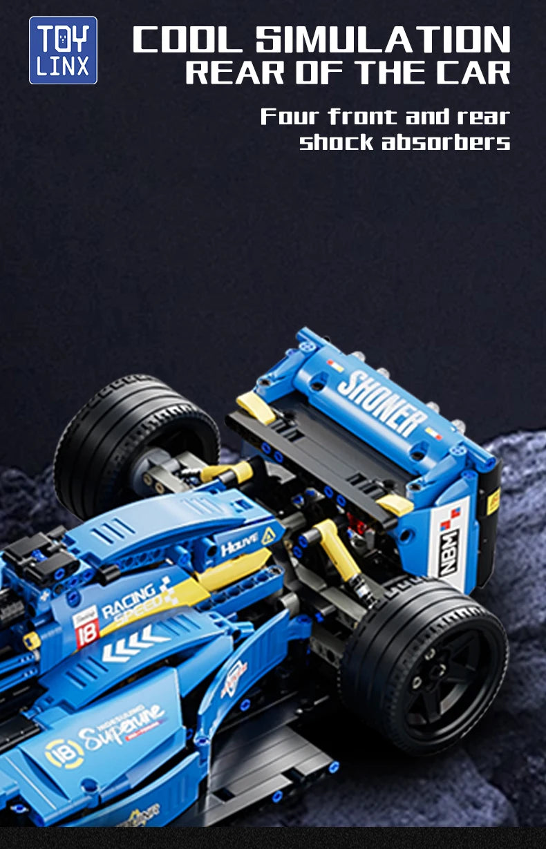 RC Rennwagen Bausatz - Ferngesteuertes Sportauto Model
