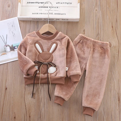 3PCS Winter Herbst Kleinkind Baby Jungen Mädchen Kleidung Baby Pullover Mantel + Hosen + Kapuze Weste Outfit Set Infant warme Kleidung Anzüge