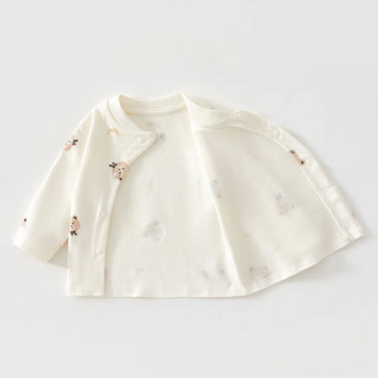 Neugeborenen Baby Basis Shirt + Hosen 2-teiliges Set Herbst und Winter Cartoon Reine Baumwolle Top + Hosen 0-18M Neugeborenen Baby Pyjamas