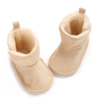 Neue Baby Stiefel Für Winter Wärme 0-18M Neugeborenen Baby Klett Weiche Sohle Anti Slip Vordere Schuhe baby Schuhe Warme Schnee Stiefel