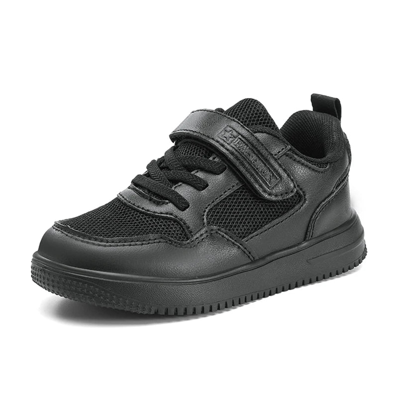 Kinder Sneaker - Lederoptik - Bequeme sportschuhe - Rutschfest