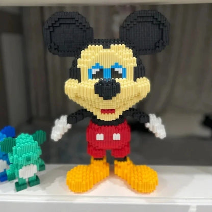 Klassische Maus -  Mini-Baustein Bausatz - Figurenset