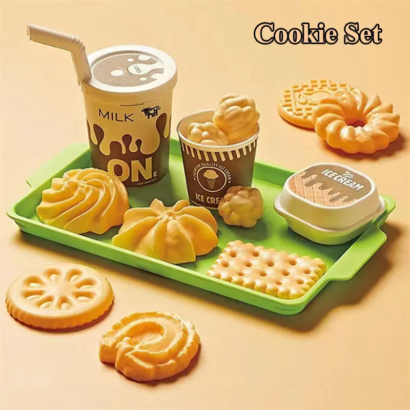 Kinderküchen Zubehör Set – Burger, Kekse & mehr