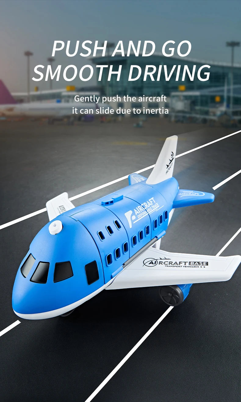 Flugzeug Spielset inkl. Autos, Helikopter & Verkehrszeichen