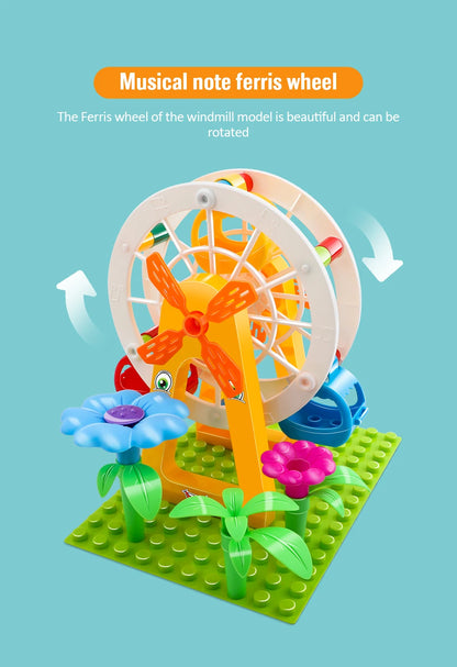 Marble Run - Kugelbahn Bau-Set für Kinder - mit LED & Riesenrad