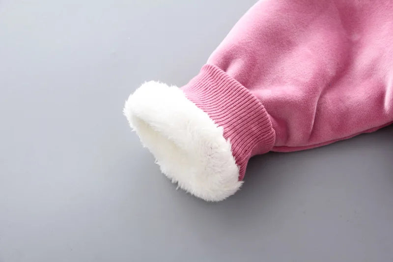3PCS Winter Herbst Kleinkind Baby Jungen Mädchen Kleidung Baby Pullover Mantel + Hosen + Kapuze Weste Outfit Set Infant warme Kleidung Anzüge