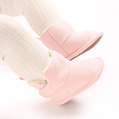 Neue Baby Stiefel Für Winter Wärme 0-18M Neugeborenen Baby Klett Weiche Sohle Anti Slip Vordere Schuhe baby Schuhe Warme Schnee Stiefel
