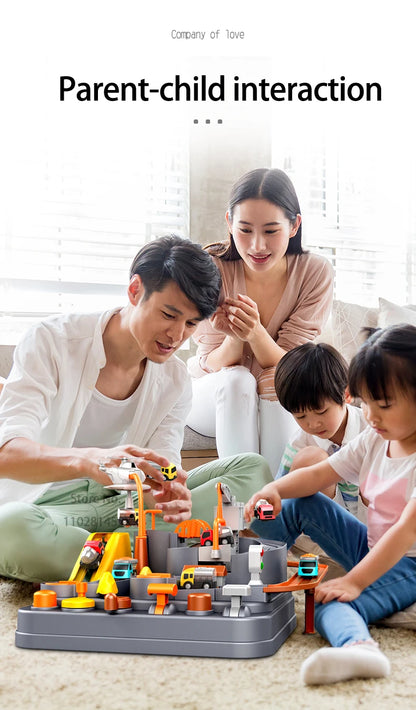 Heißer Racing Rail Auto Modell Zug Track Abenteuer Spiel Tiere Raum Rakete Spielzeug Kinder Pädagogisches Gehirn Mechanische Interaktive