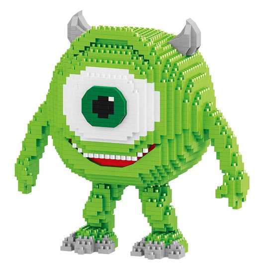 Grünes Monster - Mini-Baustein Bausatz - Figurenset
