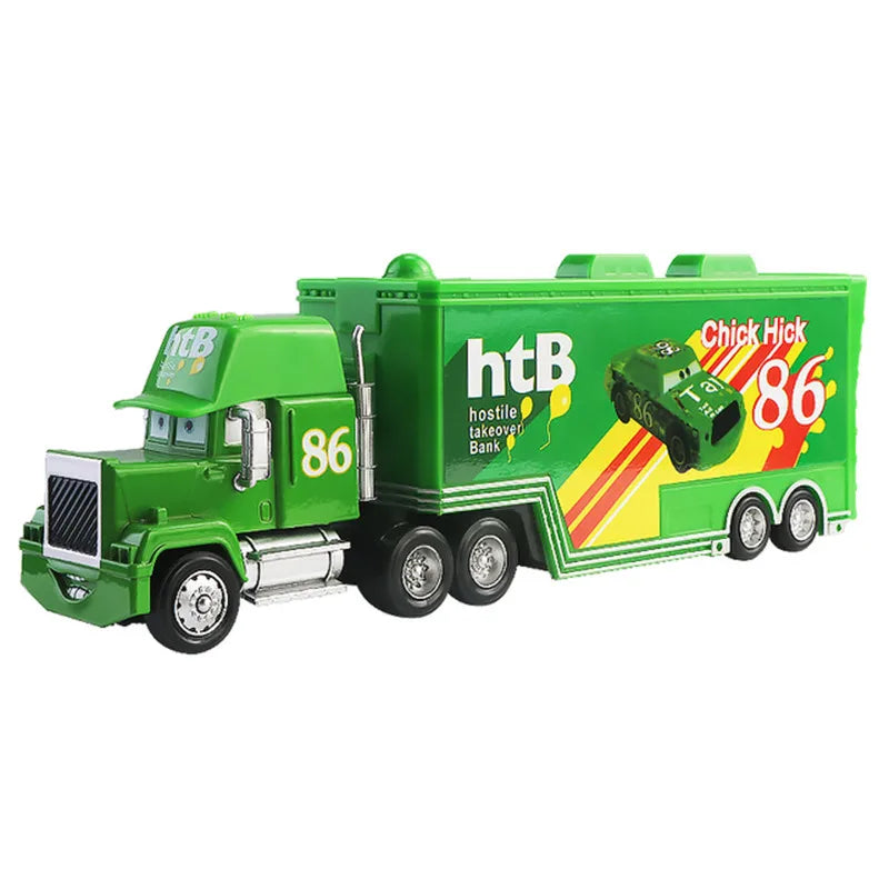 1:55 disney pixar autos 2 3 spielzeug blitz mcqueen mack onkel lkw mater fritter miss druckguss modell auto spielzeug kinder weihnachts geschenke