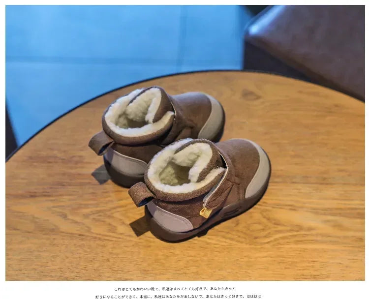 Winter Baby Schuhe Jungen Mädchen Warme Plüsch Kleinkind Schnee Stiefel 0-5 Jahre Kinder Mode Anti-slip Turnschuhe kinder Schuhe