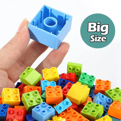 Große Bausteine Set - Kreatives Montessori Lernspielzeug