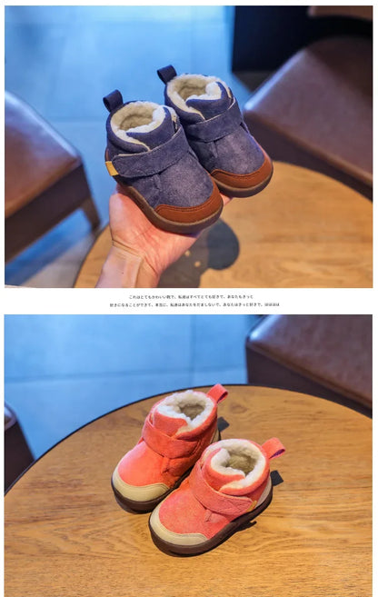 Kleinkind Baby Stiefel Winter Jungen Mädchen Warme Baby Schnee Schuhe Plüsch Weichen Boden Säuglings Schuhe Neugeborenen Baby Outdoor Turnschuhe Kinder Stiefel