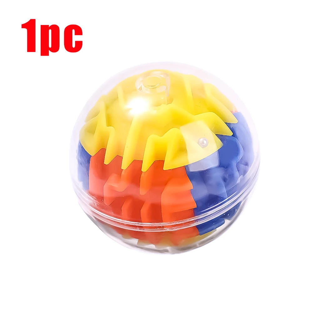 3D-Labyrinth Würfel & Kugel - Mini-Puzzle-Spiel für Kinder - Stressabbau & Lernspielzeug