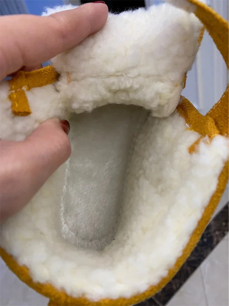 Kleinkind Baby Stiefel Winter Jungen Mädchen Warme Baby Schnee Schuhe Plüsch Weichen Boden Säuglings Schuhe Neugeborenen Baby Outdoor Turnschuhe Kinder Stiefel