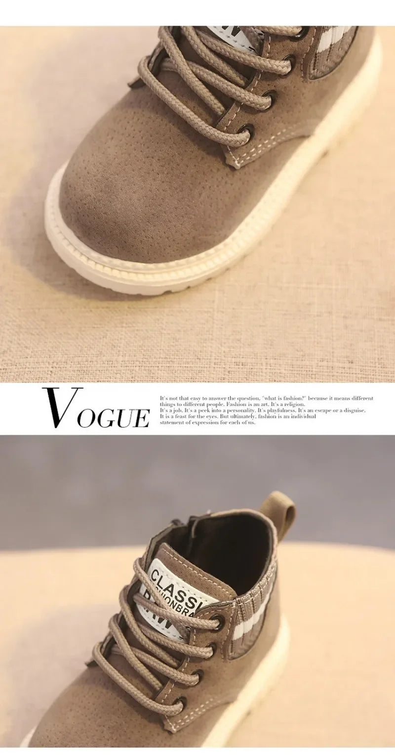 2-Stil Innenmaterial Plüsch Kinder Winterstiefel Baumwollstoff Frühling Herbst Kinderschuhe Baby Kleinkind Jungen Mädchen Stiefel