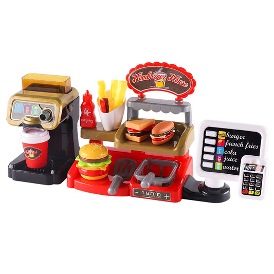 Kinder Spielküche Fast Food Set - mit Licht & Sound