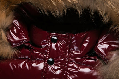 Kinder Winterjacke mit Fellkragen - Glänzend & Warm - Wasserdicht - 1-8 Jahre