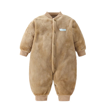 Neugeborenen Baby Frühling Winter Kleidung Säuglings Jacke für Mädchen Overall für Jungen Weiche Flanell Bebe Strampler Baby Kleidung 0-18 monat
