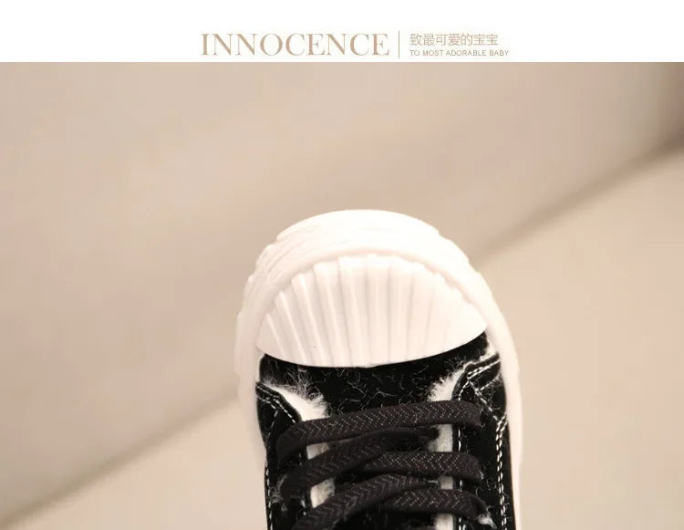 2021 kinder Warme Stiefel Winter Neue Jungen Plus Verdicken Samt Baumwolle Schuhe Mädchen Wasserdichte Kurze Stiefel Baby Baumwolle Stiefel