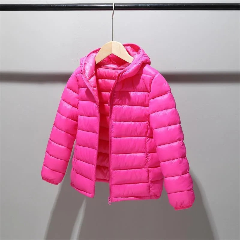 Herbst & Winter Kinder Daunenjacke - Leicht & Warm - 3-10 Jahre