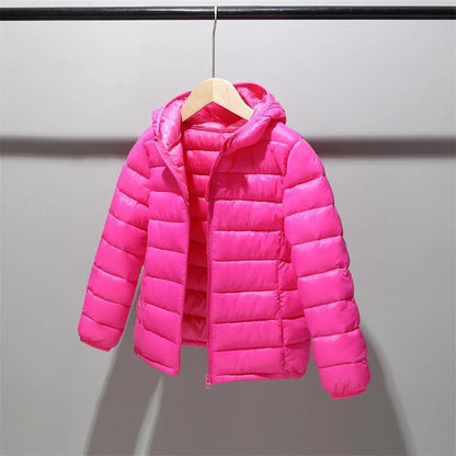 Herbst & Winter Kinder Daunenjacke - Leicht & Warm - 3-10 Jahre