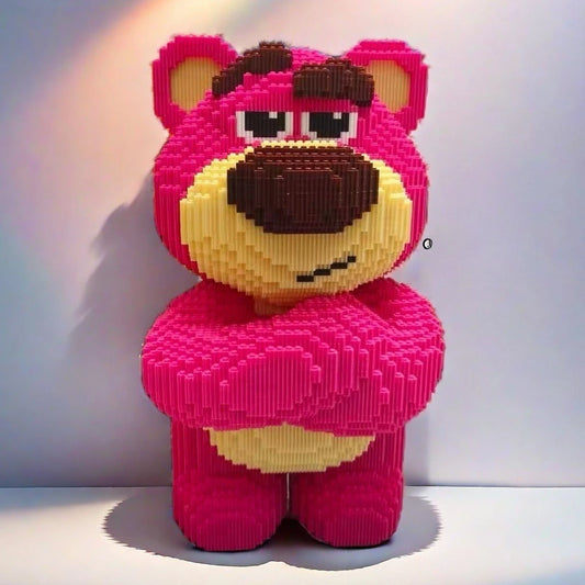 Neue heiß verkaufte kleine Partikel-Bausteine, kreativer Spaß, niedliche Erdbeerbär-Serie, Baustein-Geschenke