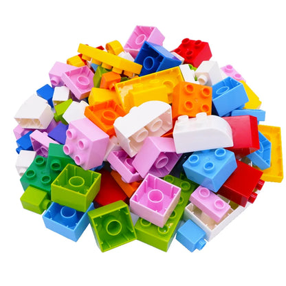Große Bausteine Set - Kreatives Montessori Lernspielzeug