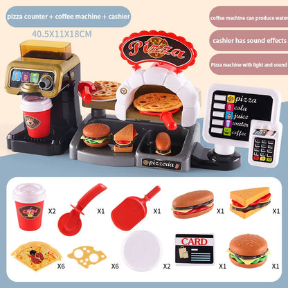 Kinder Spielküche Fast Food Set - mit Licht & Sound