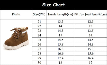 2-Stil Innenmaterial Plüsch Kinder Winterstiefel Baumwollstoff Frühling Herbst Kinderschuhe Baby Kleinkind Jungen Mädchen Stiefel