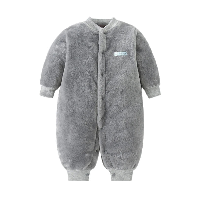 Neugeborenen Baby Frühling Winter Kleidung Säuglings Jacke für Mädchen Overall für Jungen Weiche Flanell Bebe Strampler Baby Kleidung 0-18 monat