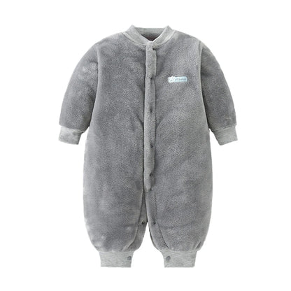 Neugeborenen Baby Frühling Winter Kleidung Säuglings Jacke für Mädchen Overall für Jungen Weiche Flanell Bebe Strampler Baby Kleidung 0-18 monat