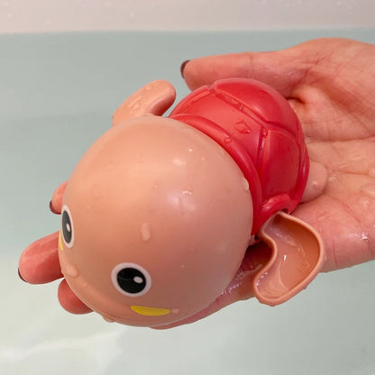 Badespielzeug für Babys - Schwimmende Tiere zum Aufziehen